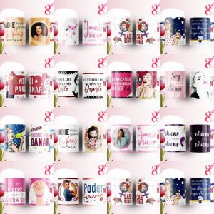 14 Plantillas Tazas Mujer Empoderada